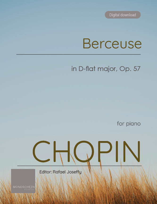 Chopin - Berceuse in D-flat major, Op. 57 (PDF Sheet Music / Digital Download)