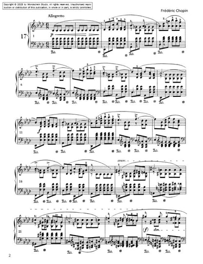 Chopin - Préludes, Op. 28 No. 17 (PDF Sheet Music / Digital Download)