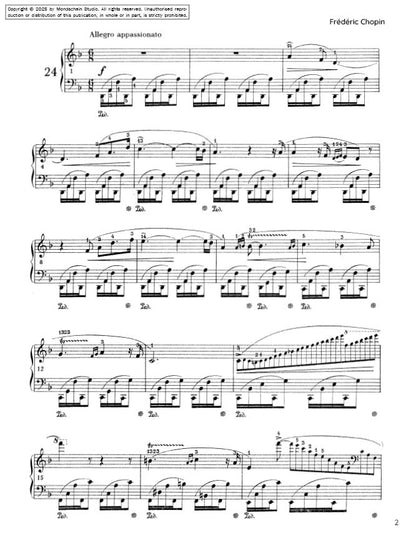 Chopin - Préludes, Op. 28 No. 24 (PDF Sheet Music / Digital Download)