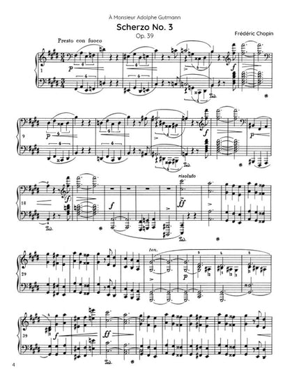 Chopin - Scherzo No. 3, Op. 39 (PDF Sheet Music / Digital Download)