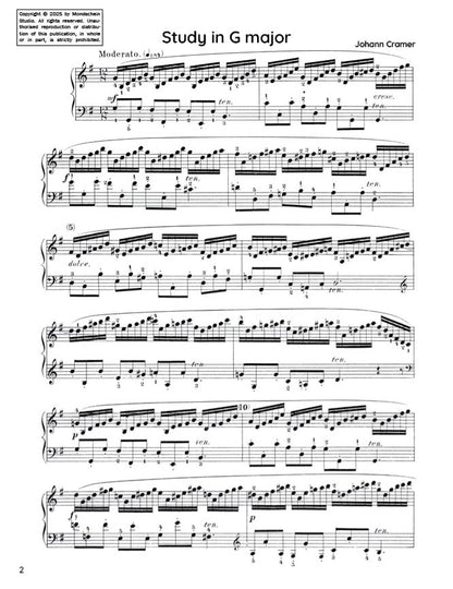 Cramer - Study in G major, Op. 50 No. 21 (PDF Sheet Music / Digital Download)