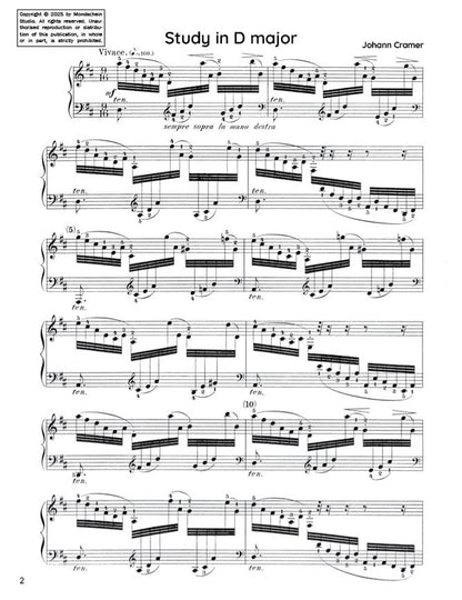 Cramer - Study in D major, Op. 50 No. 33 (PDF Sheet Music / Digital Download)