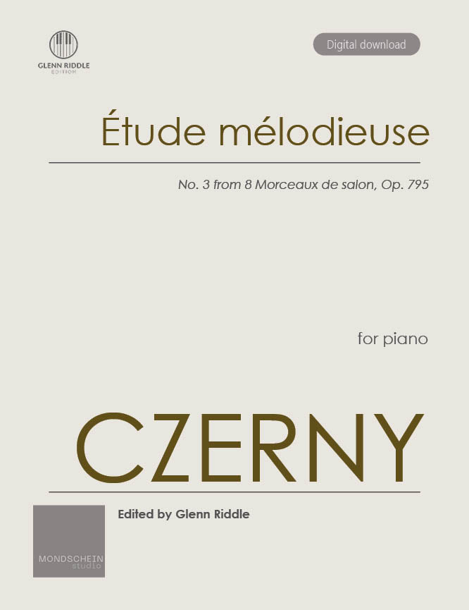 Czerny – Étude mélodieuse | Op. 795 No. 3 (PDF Sheet Music / Digital Download)