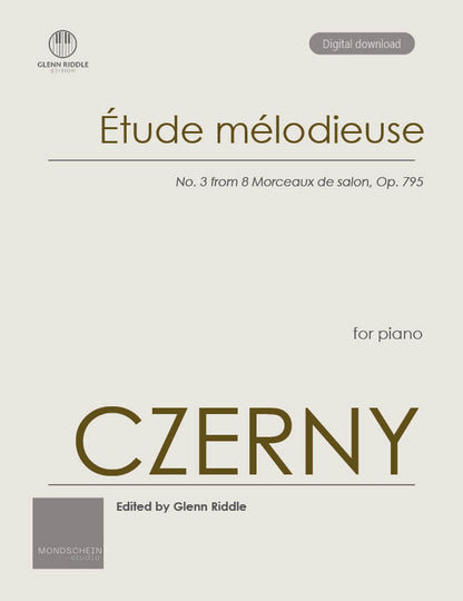 Czerny – Étude mélodieuse | Op. 795 No. 3 (PDF Sheet Music / Digital Download)