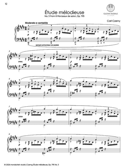 Czerny – Étude mélodieuse | Op. 795 No. 3 (PDF Sheet Music / Digital Download)