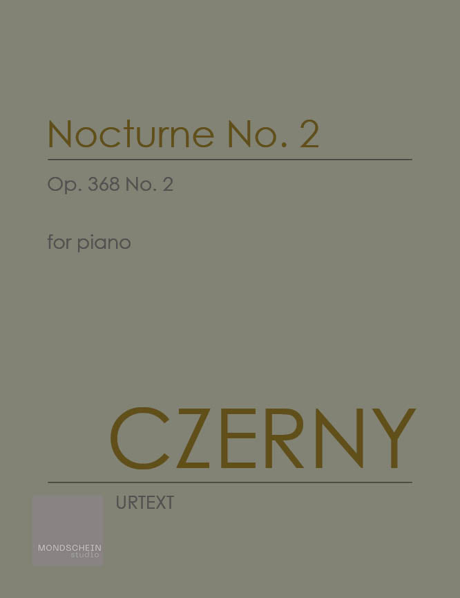 Czerny - Nocturne, Op. 368 No. 2 (PDF Digital Download | Printed Sheet Music)