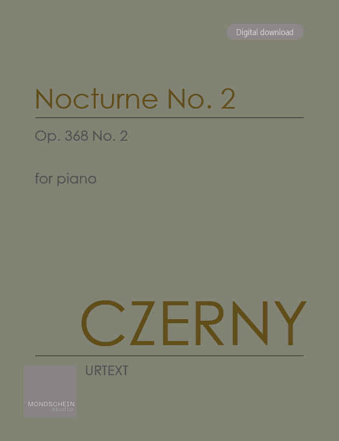 Czerny - Nocturne, Op. 368 No. 2 (PDF Digital Download | Printed Sheet Music)