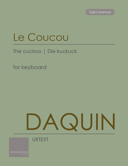 Daquin - Le Coucou (PDF Digital Download | Printed Sheet Music)