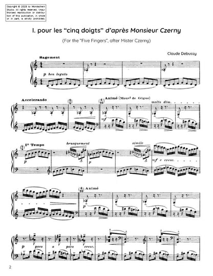 Debussy - Étude I from Douze Études (PDF Sheet Music / Digital Download)