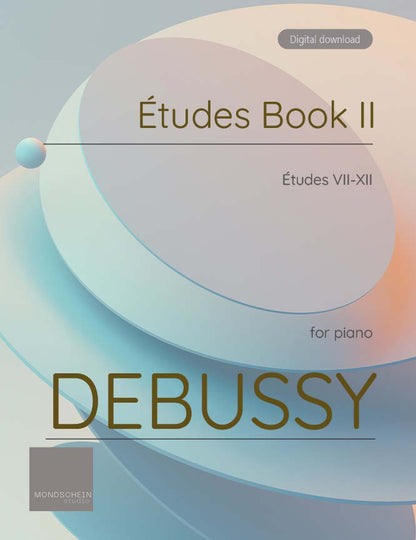 Debussy - Études book II (PDF Sheet Music / Digital Download)