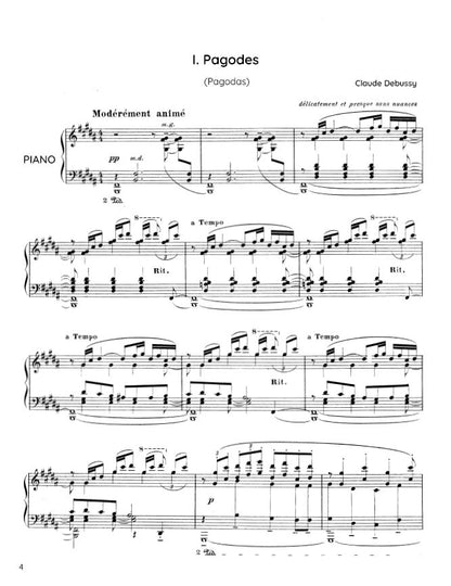Debussy - Estampes (PDF Sheet Music / Digital Download)