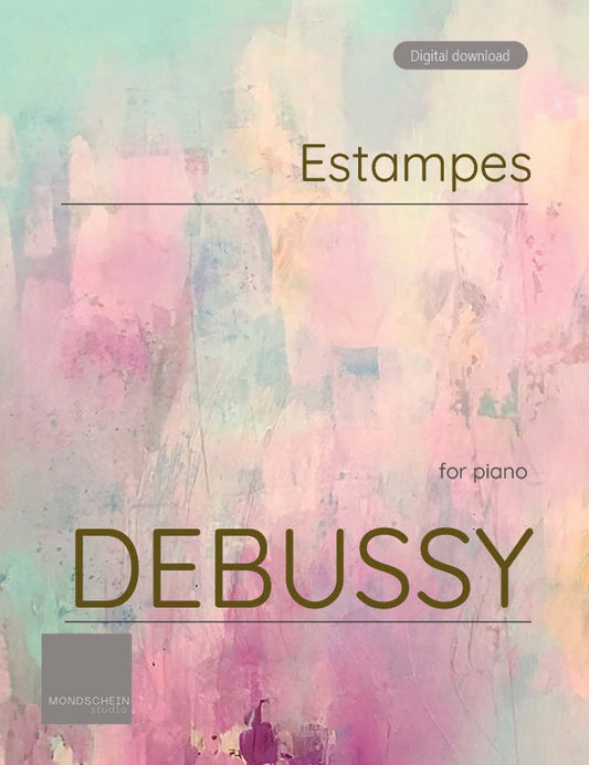 Debussy - Estampes (PDF Sheet Music / Digital Download)