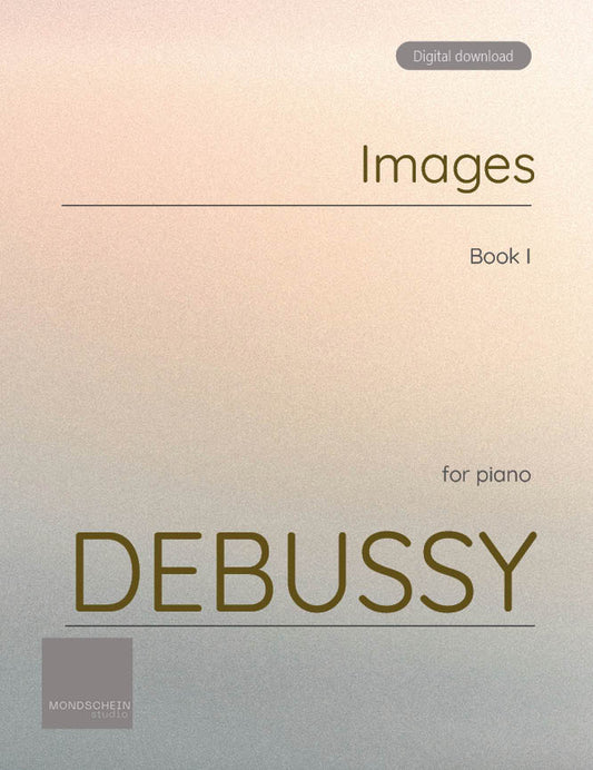 Debussy - Images Book I (PDF Sheet Music / Digital Download)