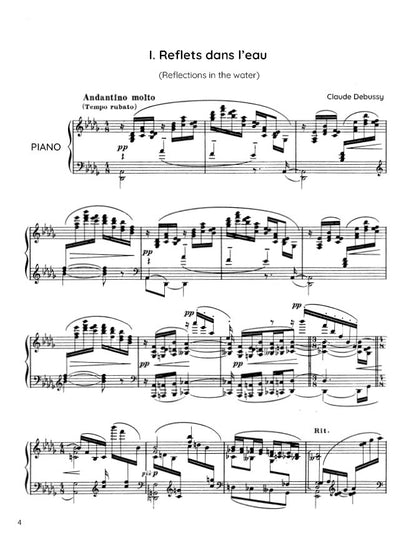 Debussy - Images Book I (PDF Sheet Music / Digital Download)