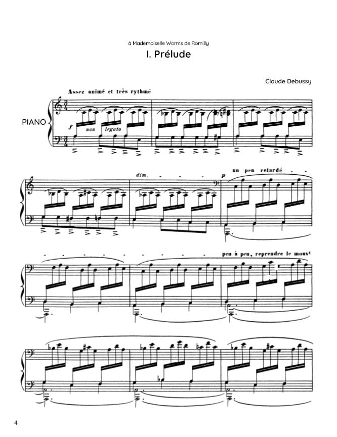 Debussy - Pour le piano (PDF Sheet Music / Digital Download)