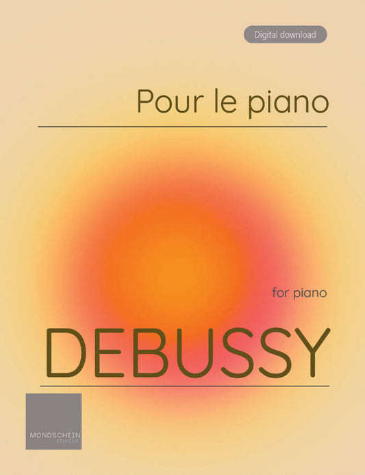 Debussy - Pour le piano (PDF Sheet Music / Digital Download)