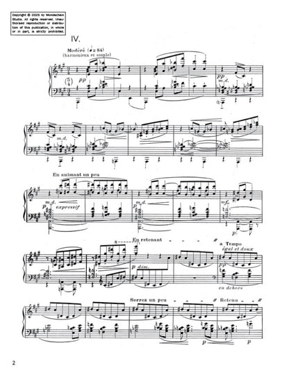 Debussy - Préludes, Book I - Les sons et les parfums tournent dans l'air du soir (PDF Sheet Music / Digital Download)