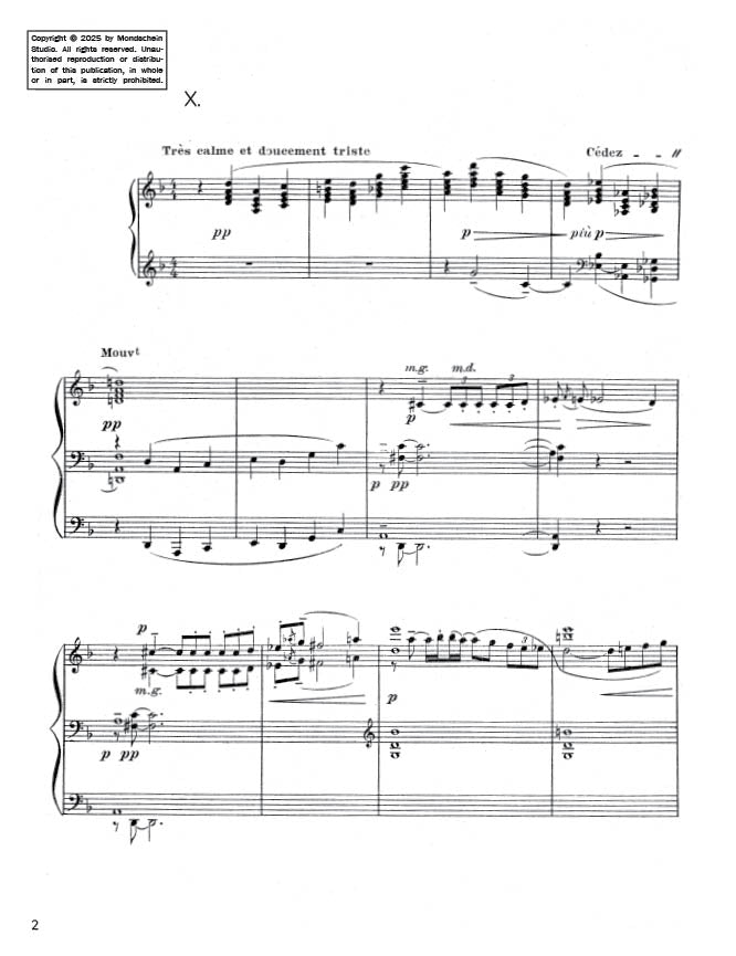Debussy - Préludes, Book II - Canope (PDF Sheet Music / Digital Download)