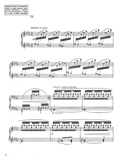 Debussy - Préludes, Book II - Les fées sont d'exquises danseuses (PDF Sheet Music / Digital Download)