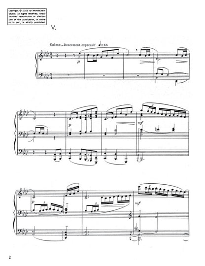 Debussy - Préludes, Book II - Bruyères (PDF Sheet Music / Digital Download)