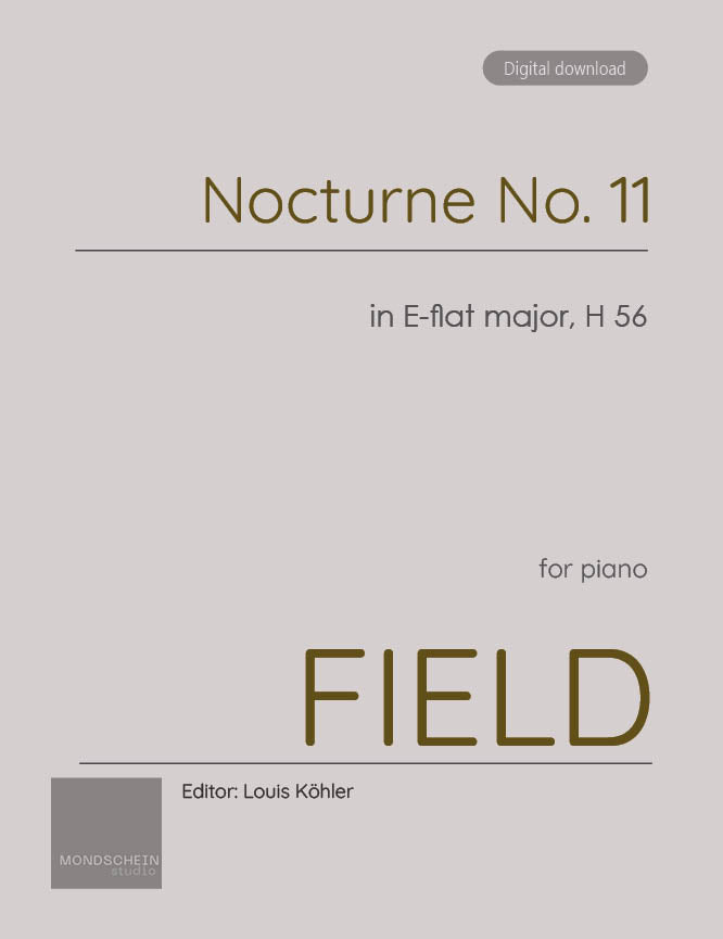 Field - Nocturne No. 11 in E-flat major, H 56 (PDF Sheet Music / Digital Download)