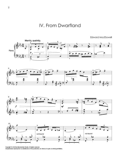 MacDowell - Forgotten Fairy Tales, Op. 4