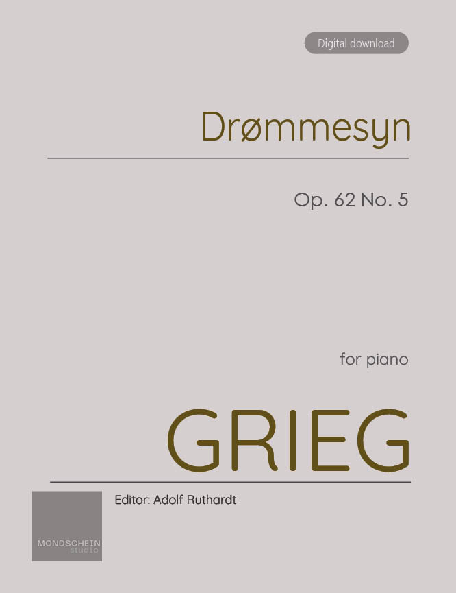 Grieg - Drømmesyn (Phantom), Op. 62 No. 5 (PDF Sheet Music / Digital Download)