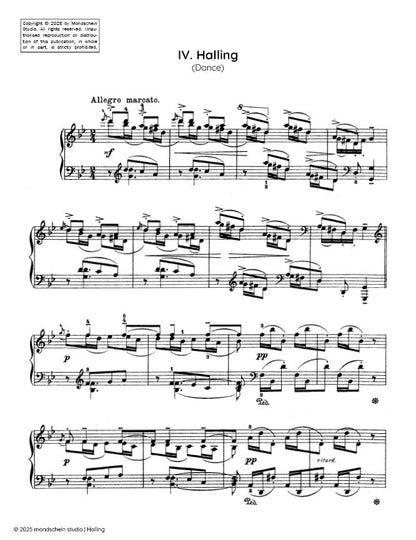 Grieg - Halling, Op. 38 No. 4 (PDF Sheet Music / Digital Download)