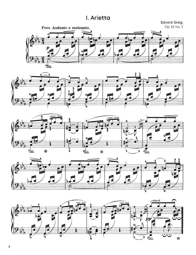 Grieg - Lyric Pieces Book I, Op. 12 (PDF Sheet Music / Digital Download)