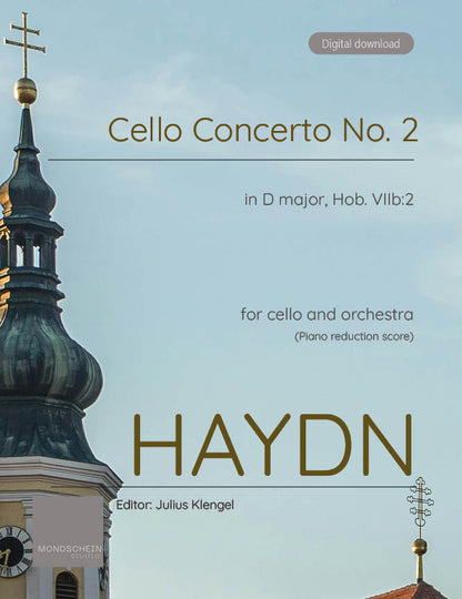 Haydn - Cello Concerto No. 2 in D major VIIb:2 (PDF Sheet Music / Digital Download)