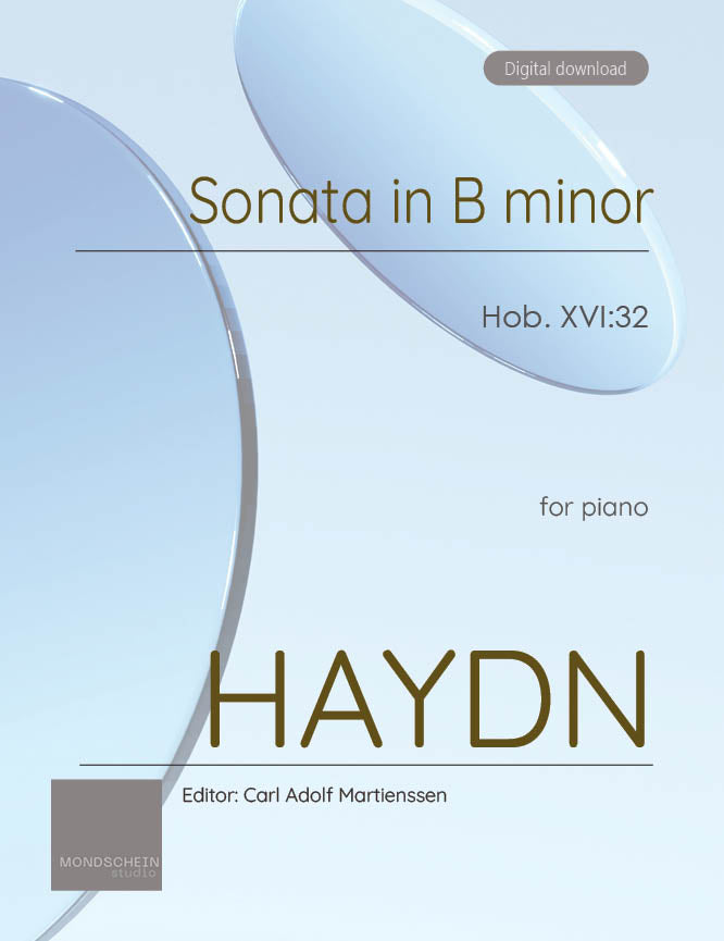 Haydn - Sonata in B minor, Hob. XVI:32 (PDF Sheet Music / Digital Download)