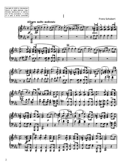 Schubert - Impromptu in C minor, D 899 No. 1 (PDF Digital Download)