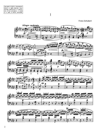 Schubert - Impromptu in F minor, D 935 No. 1 (PDF Sheet Music / Digital Download)