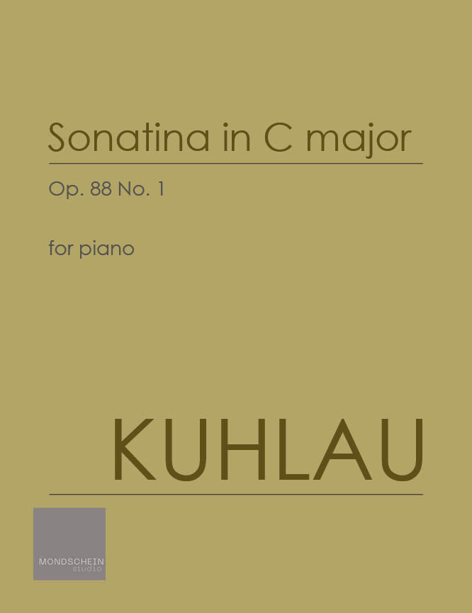 Kuhlau - Sonatina in C major, Op. 88 No. 1 (PDF Digital Download | Printed Sheet Music)
