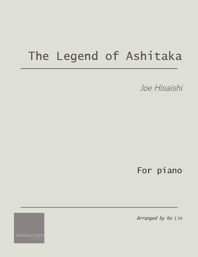 Hisaishi - The Legend of Ashitaka (PDF Sheet Music | Digital Download)