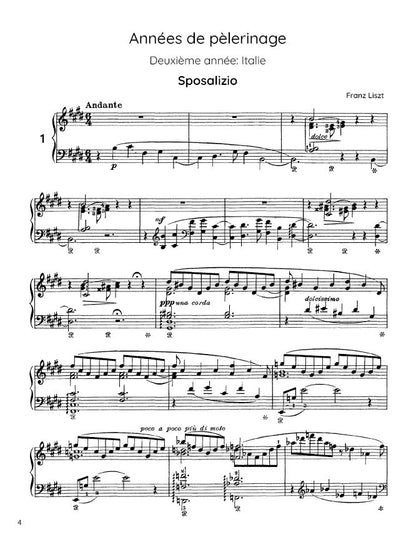 Liszt - Années de pèlerinage - Deuxième année: Italie (PDF Sheet Music / Digital Download)