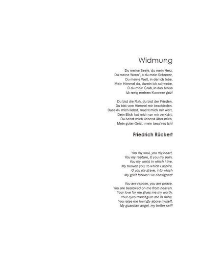 Liszt - Widmung (Dedication), S. 566