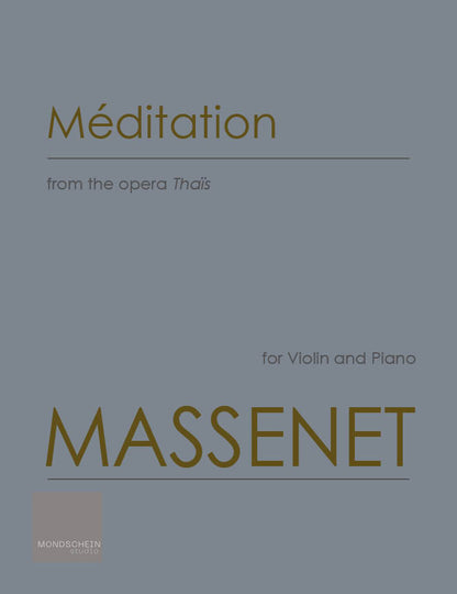 Massenet - Méditation for Violin and Piano