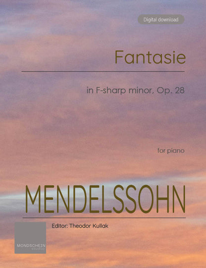 Mendelssohn - Fantasie, Op. 28 (PDF Sheet Music / Digital Download)