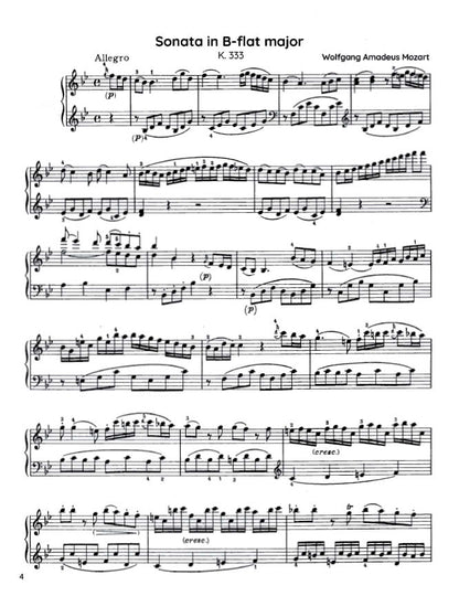 Mozart - Piano Sonata in B-flat major, K333 (PDF Sheet Music / Digital Download)