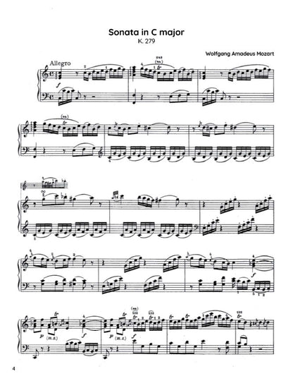 Mozart - Piano Sonata No. 1 in C major, K279 (PDF Sheet Music / Digital Download)