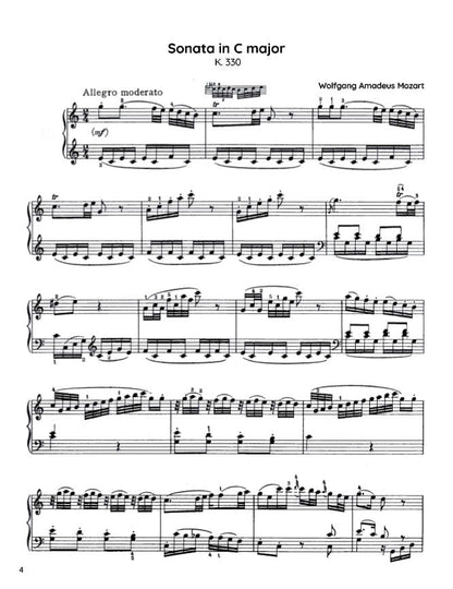 Mozart - Piano Sonata in C major, K330 (PDF Sheet Music / Digital Download)