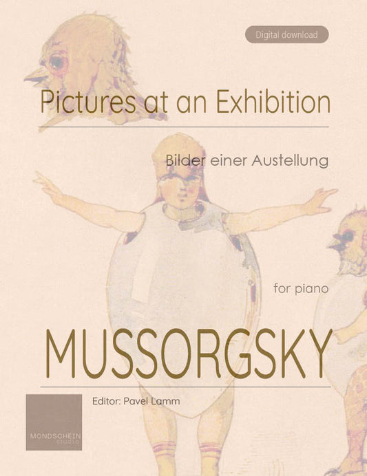 Mussorgsky - Pictures at an Exhibition (PDF Sheet Music / Digital Download)