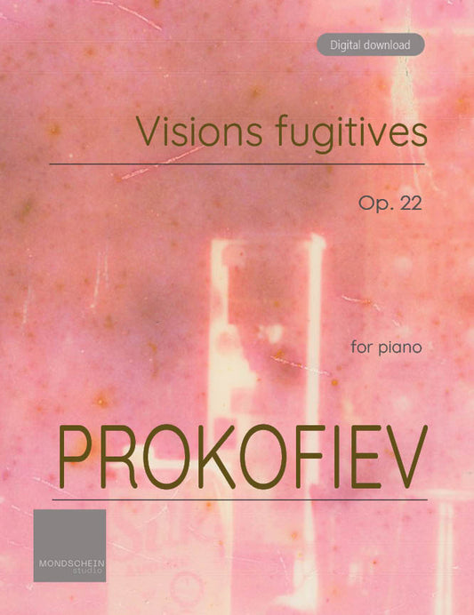 Prokofiev - Visions fugitives, Op. 22 (PDF Sheet Music / Digital Download)