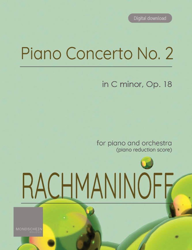 Rachmaninoff - Piano Concerto No. 2 in C minor, Op. 18 (PDF Sheet Music / Digital Download)