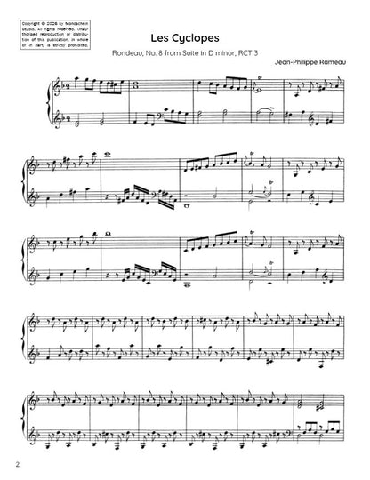 Rameau - Les Cyclopes from Suite in D minor, RCT 3 (PDF Sheet Music / Digital Download)