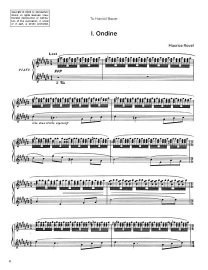 Ravel - Ondine from Gaspard de la nuit (PDF Sheet Music / Digital Download)