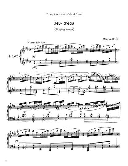 Ravel - Jeux d'eau (PDF Sheet Music / Digital Download)