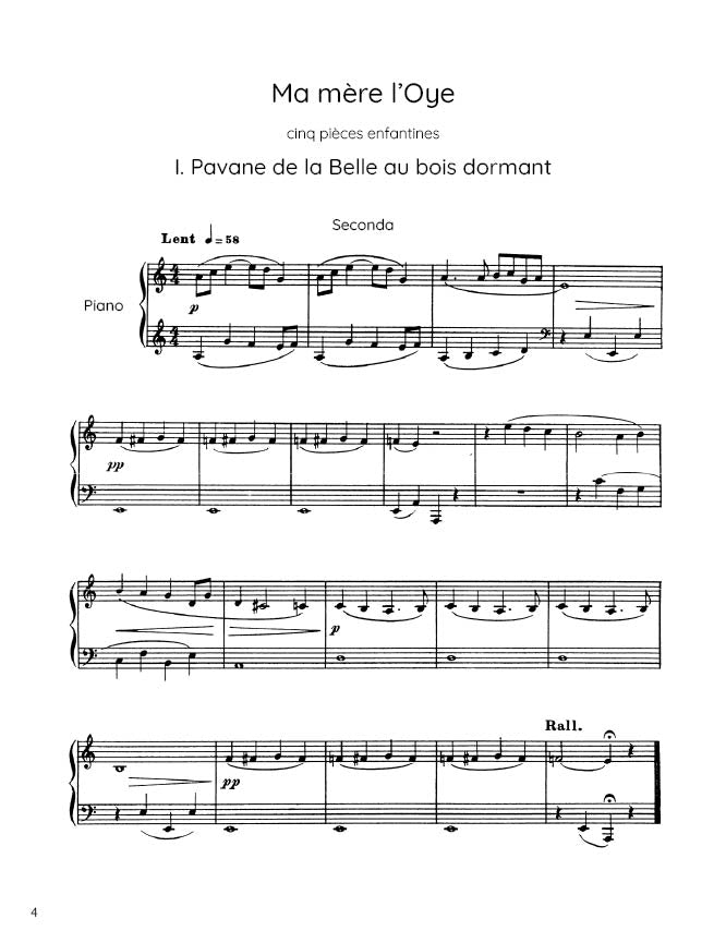 Ravel - Ma mère l’Oye / Mother Goose Suite (PDF Sheet Music / Digital Download)