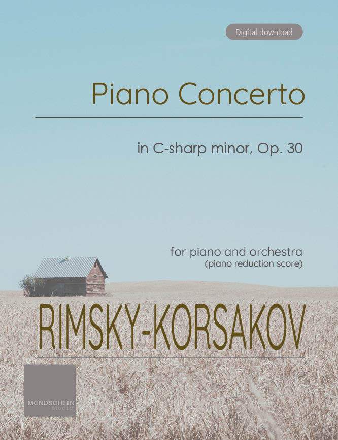 Rimsky-Korsakov - Piano Concerto, Op. 30 (PDF Sheet Music / Digital Download)